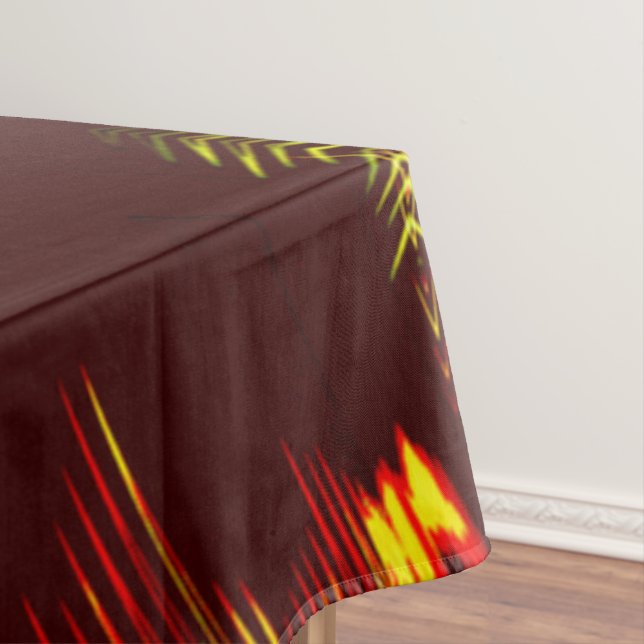 Lines that repeat in wave and light effect? tablecloth (In Situ)