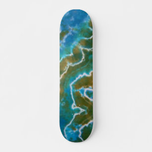 Lines Tie Dye Skateboard