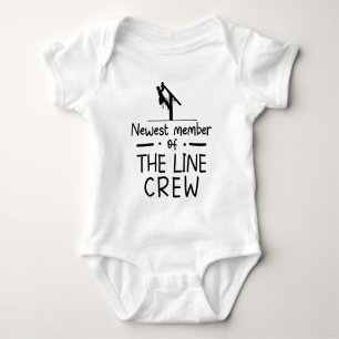 Lineworker Baby - Newest member of the line crew Bodysuit