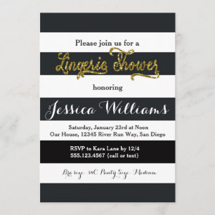 Lingerie Bridal Shower Invitation