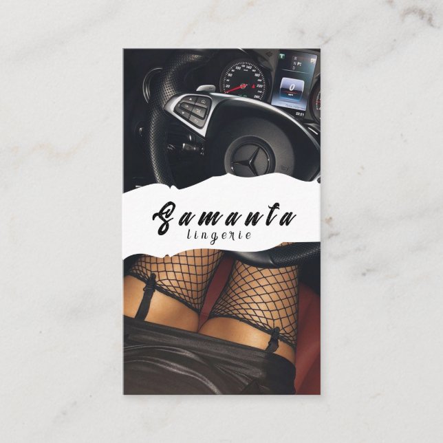 Lingerie Business Card (Front)