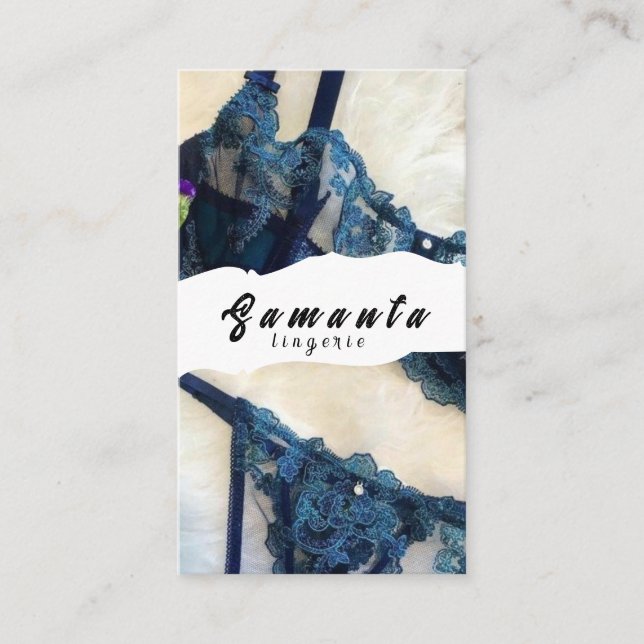 Lingerie Business Card (Front)