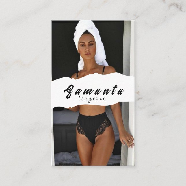 Lingerie Business Card (Front)