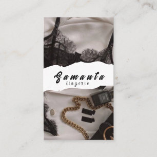 Lingerie Business Card