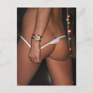 Lingerie Model Cute bottom photo Postcard