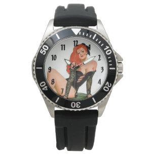 Lingerie Retro Vintage Pinups Watch