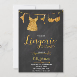 lingerie shower party Invitation