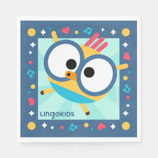 Lingokids Party Paper Napkins with Billy