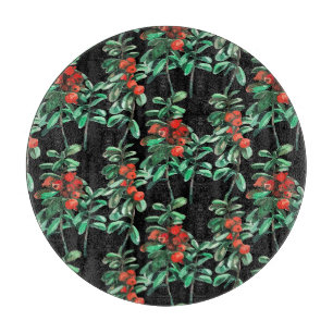 Lingonberries Cutting Board