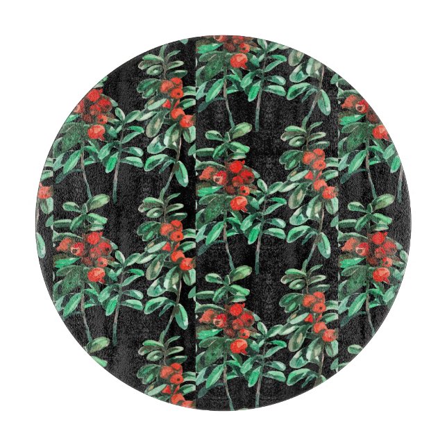 Lingonberries Cutting Board (Front)