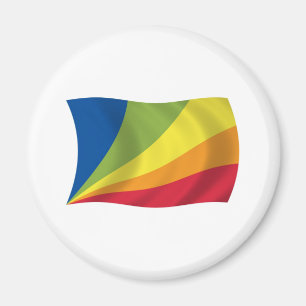 Lingua Franca Nova Flag Magnet