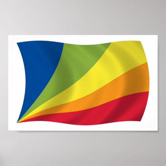Lingua Franca Nova Flag Poster Print (Front)