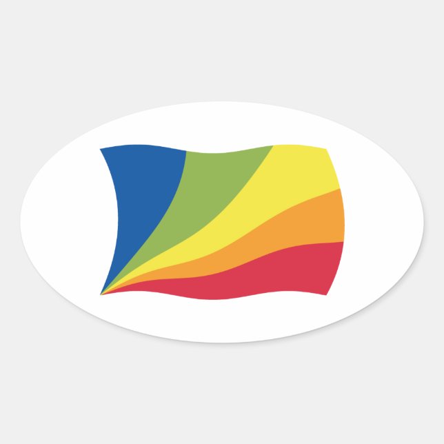 Lingua Franca Nova Flag Sticker (Front)