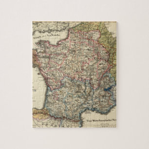 Linguistic map of France Jigsaw Puzzle