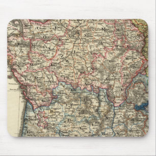 Linguistic map of France Mouse Pad