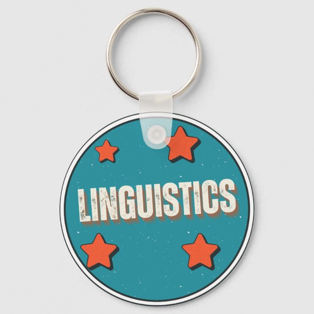Linguistics Key Ring (Front)