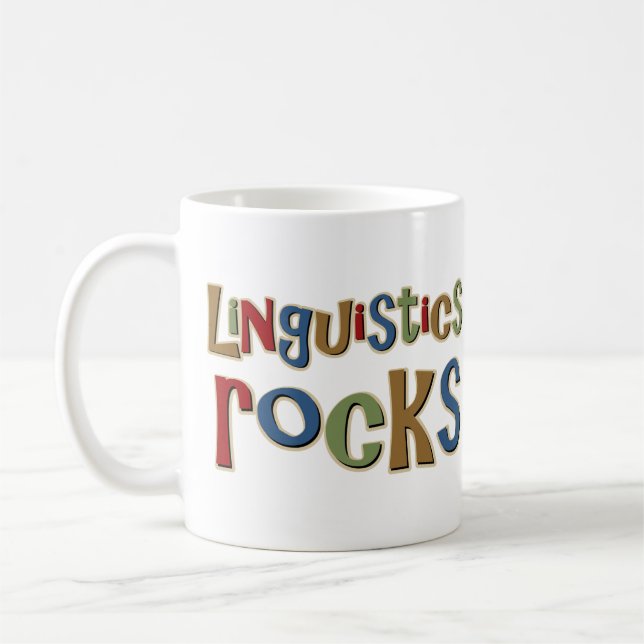 Linguistics Rocks Coffee Mug (Left)