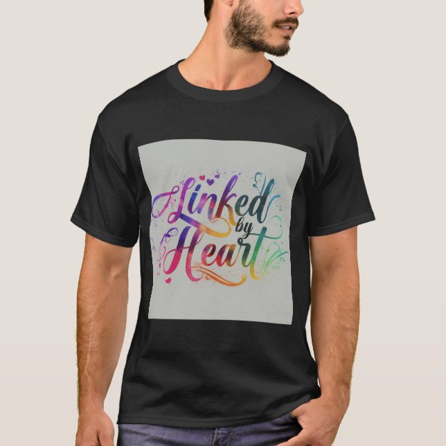 Linked by Heart T-Shirt Design (Front)