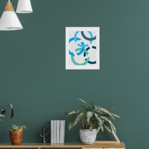 Linked Circles Poster
