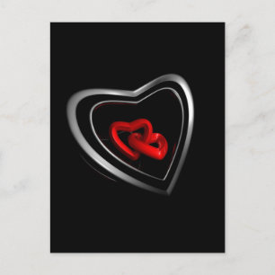 Linked Hearts Postcard