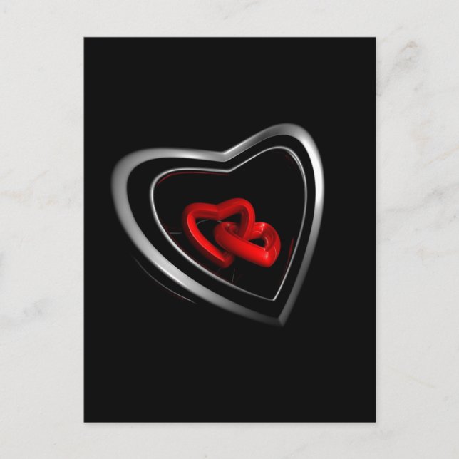 Linked Hearts Postcard (Front)