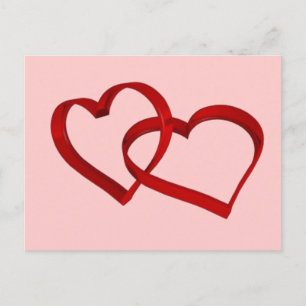 Linked Hearts Postcard