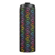 Linked Love Rainbow Black