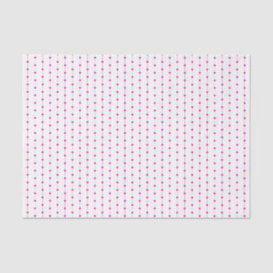 Linked Pink Hearts Pattern Tissue Paper
