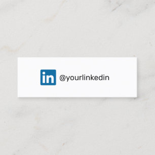 LinkedIn social media modern trendy marketing Calling Card