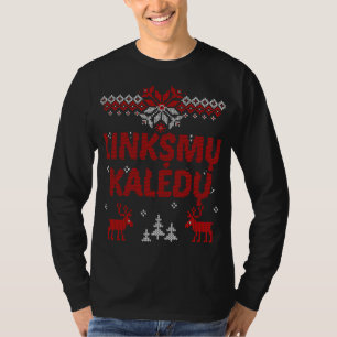 Linksmu Kaledu Lithuanian Merry Christmas Gift T-Shirt