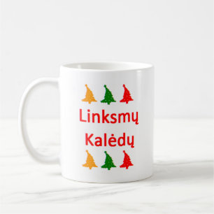 linksmy kaledy coffee mug