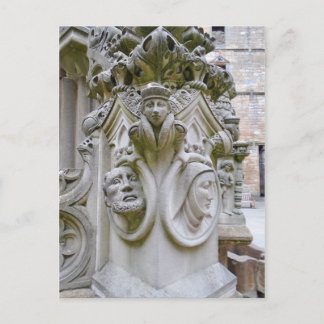 'Linlithgow Palace Fountain- Detail' Postcard