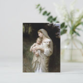 L'innocence by Bougeureau, christmas postcards (Standing Front)