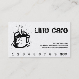 Lino Cafe Punch / Loyalty Card