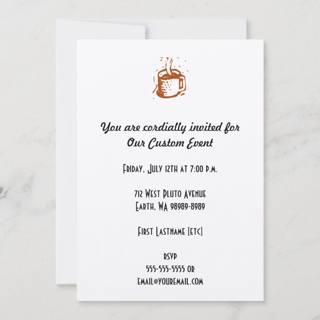 Lino Cup Invitation (Front)