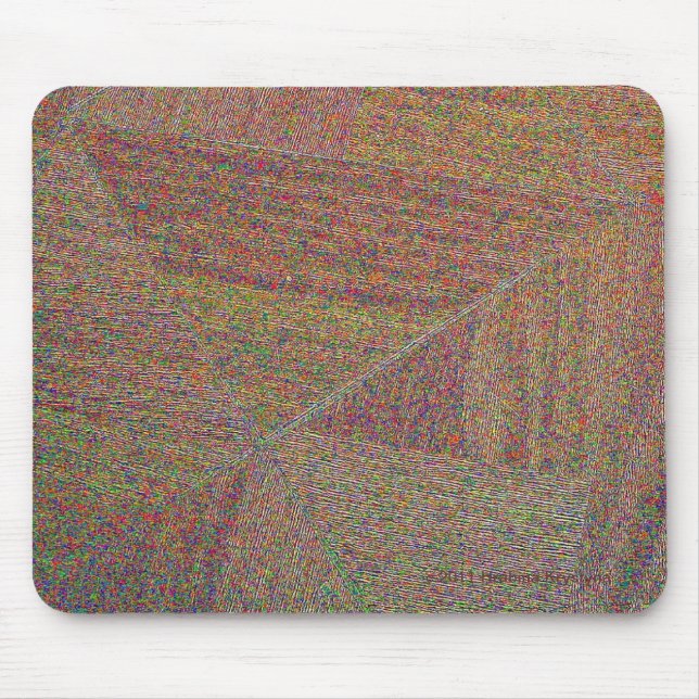 LINOLEUM ABSTRACT MOUSE PAD (Front)