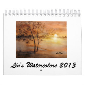 Lin's Watercolors2013 Calendar
