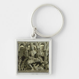 Lintel depicting The Trinity: Siva, Brahma and Vis Key Ring