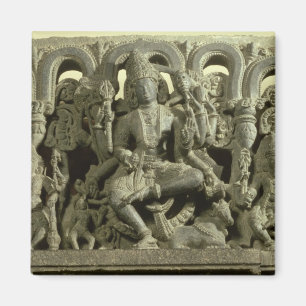 Lintel depicting The Trinity: Siva, Brahma and Vis Magnet