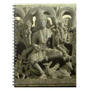 Lintel depicting The Trinity: Siva, Brahma and Vis Notebook