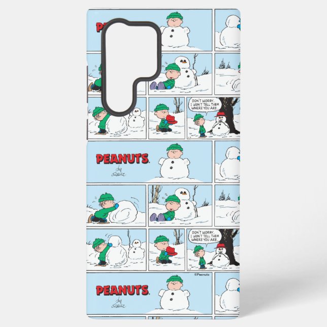 Linus Builds A Snowman Samsung Galaxy S22 Ultra Case (Back)