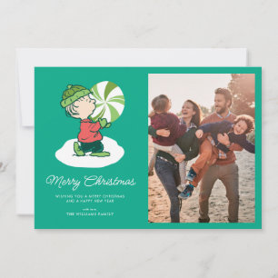Linus Peppermint Candy Holiday Card