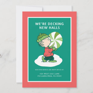 Linus Peppermint Candy Holiday Card