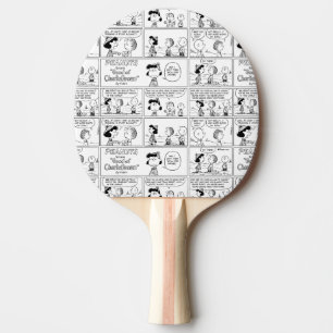 Linus Tells Lucy She's Crabby Ping Pong Paddle