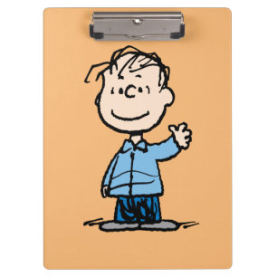 Linus Waving Clipboard