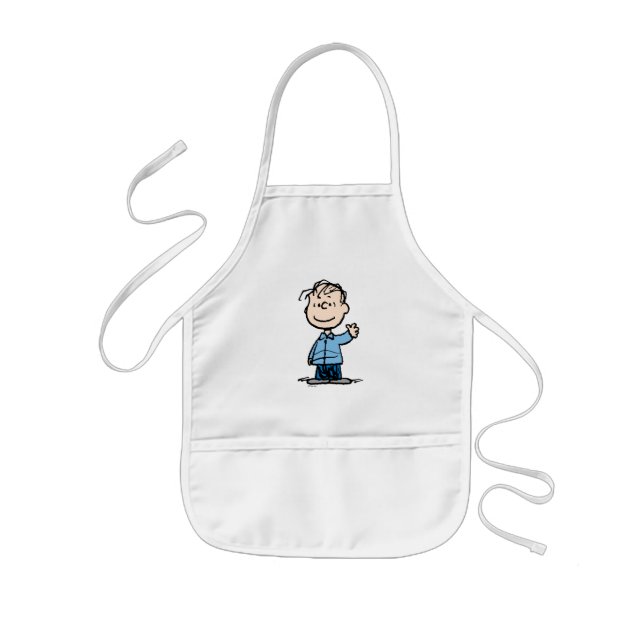 Linus Waving Kids Apron (Front)
