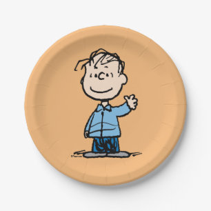 Linus Waving Paper Plate