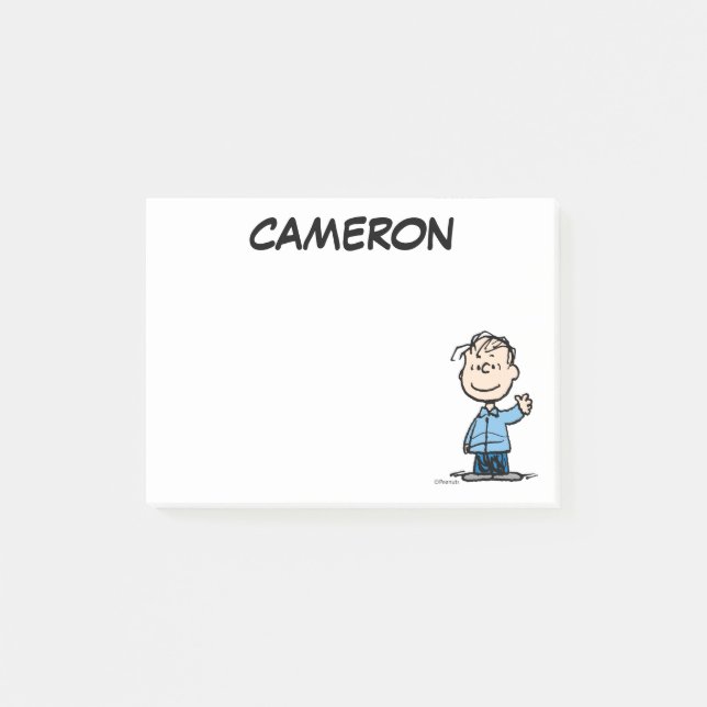Linus Waving Post-it Notes (Front)