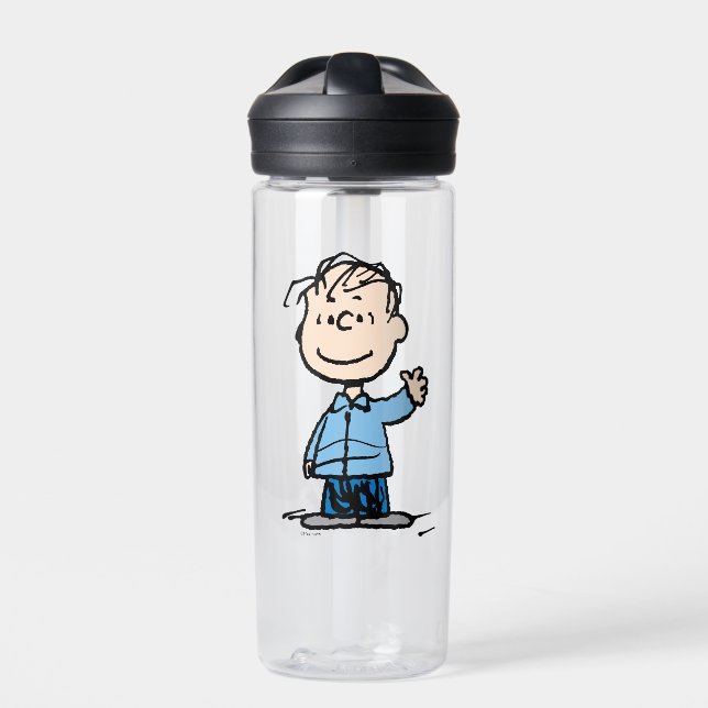 Linus Waving Water Bottle (Front)