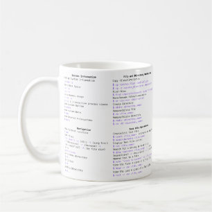 LINUX Cheat Sheet MUG